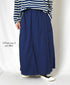 INAM2556PD 40s POPLIN OVERDYE WRAP CULOTTES WITH SEAM POCET
