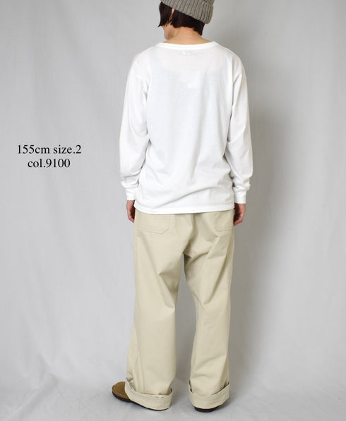 GNAM2551 ORGANIC COTTON HERRINGBONE WORK PANTS