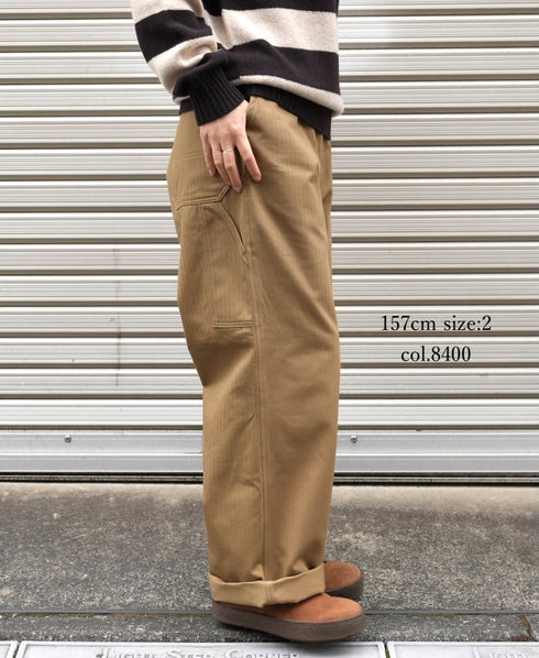 GNAM2551 ORGANIC COTTON HERRINGBONE WORK PANTS