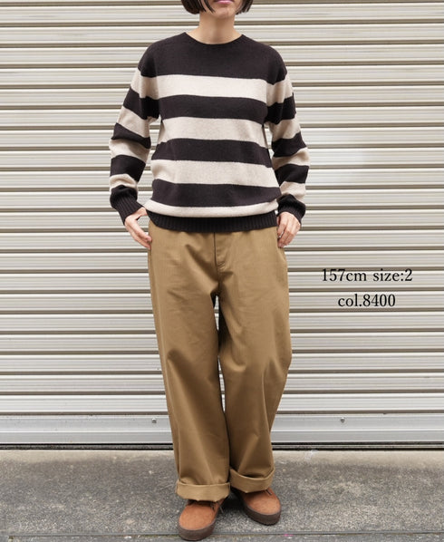 GNAM2551 ORGANIC COTTON HERRINGBONE WORK PANTS