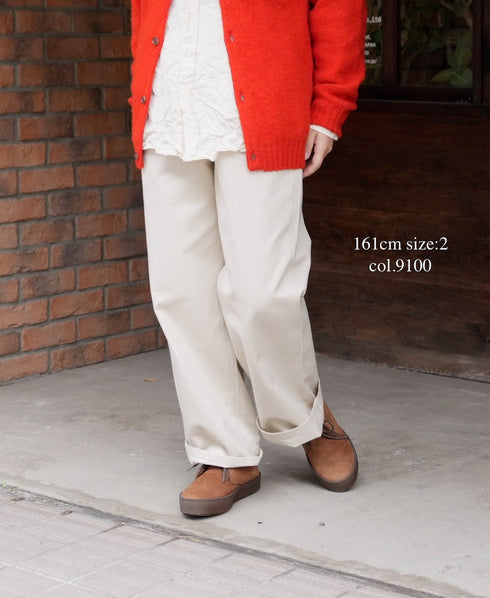 GNAM2551 ORGANIC COTTON HERRINGBONE WORK PANTS