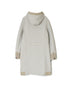 NAM0553 COTTON QUILT HOODED COAT
