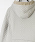 NAM0553 COTTON QUILT HOODED COAT