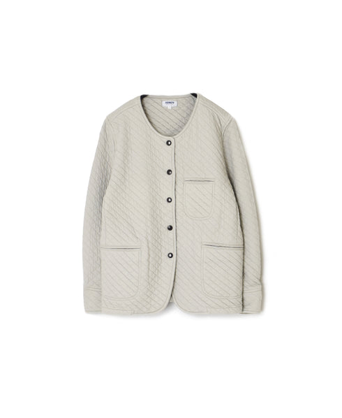NAM1407 COTTON QUILT NO COLLAR JACKET
