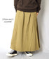 INAM2556PD 40s POPLIN OVERDYE WRAP CULOTTES WITH SEAM POCET