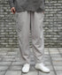 MDSH2483D 80s ORGANIC COTTON ( BIG CHECK x SMALL CHECK ) OVERDYE EASY PANTS WITH LINING