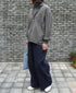NMDS26212 60s STITCHED ORGANIC CAMBRIC EASY PANTS