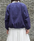 NMDS24633D 40s ORGANIC POPLIN OVERDYE RAGLAN STRING JACKET