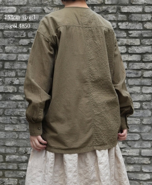 MDSH2601BD 80s ORGANIC COTTON ( BIG CHECK x SMALL CHECK ) OVERDYE PULLOVER SHIRT (BALL BUTTON)