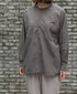 MDSH2601BD 80s ORGANIC COTTON ( BIG CHECK x SMALL CHECK ) OVERDYE PULLOVER SHIRT (BALL BUTTON)