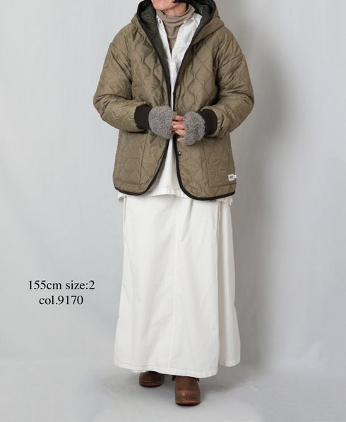 INAM2556PD 40s POPLIN OVERDYE WRAP CULOTTES WITH SEAM POCET