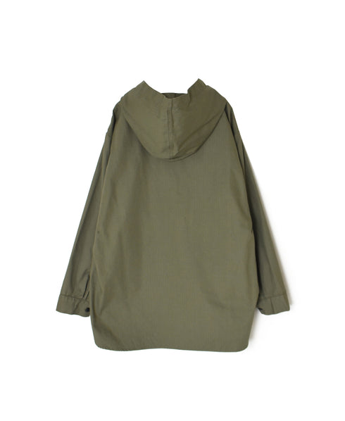 INHT2604CHW COTTON HERRINGBONE WASH HOODED PULLOVER SHIRT