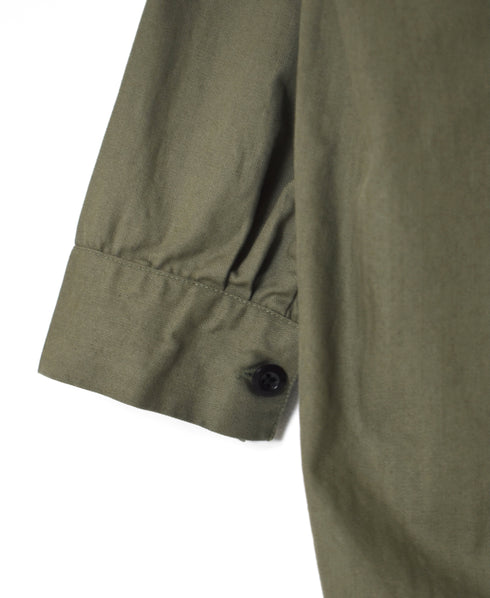 INHT2604CHW COTTON HERRINGBONE WASH HOODED PULLOVER SHIRT