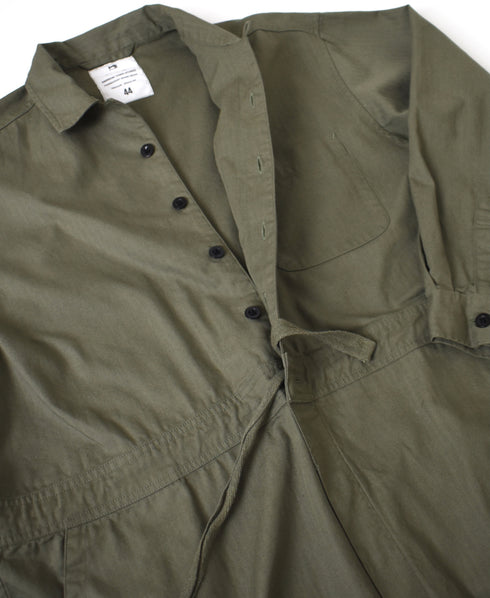 INHT2511CHW COTTON HERRINGBONE WASH ONE-UP COLLAR OVERALLS