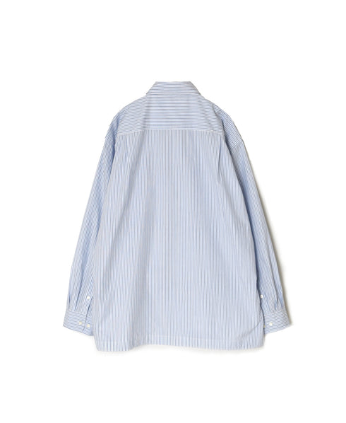 NVL2612 POPLIN STRIPE REGULAR COLLAR L/SL SHIRTS