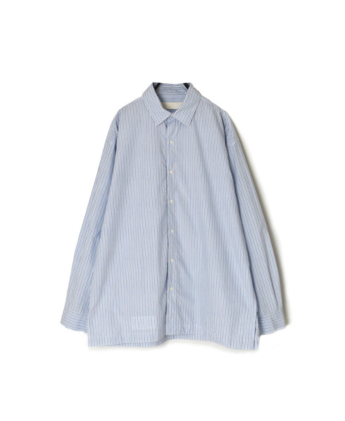 NVL2612 POPLIN STRIPE REGULAR COLLAR L/SL SHIRTS