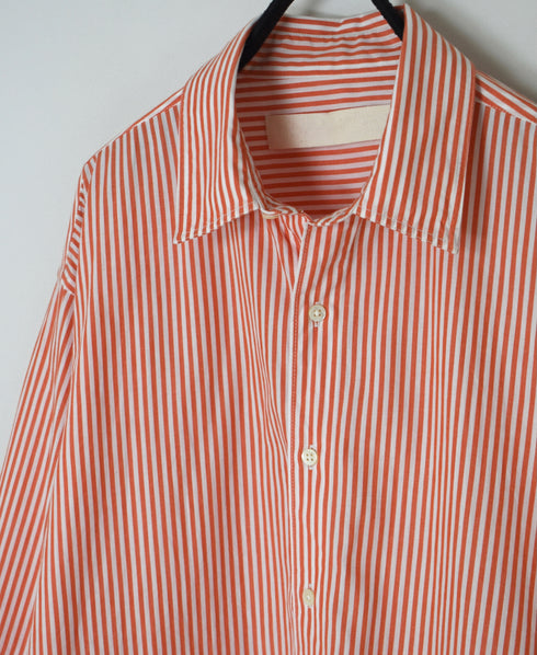 NVL2612 POPLIN STRIPE REGULAR COLLAR L/SL SHIRTS