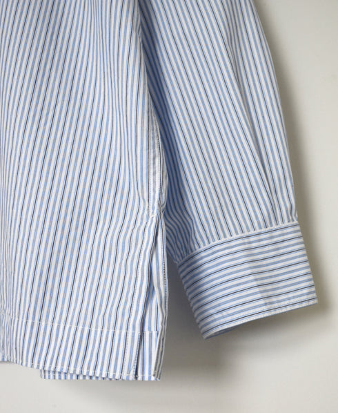 NVL2612 POPLIN STRIPE REGULAR COLLAR L/SL SHIRTS
