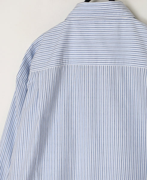 NVL2612 POPLIN STRIPE REGULAR COLLAR L/SL SHIRTS