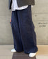 NMDS26212 60s STITCHED ORGANIC CAMBRIC EASY PANTS
