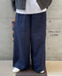 NMDS26212 60s STITCHED ORGANIC CAMBRIC EASY PANTS