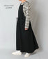 GNAM2611 COTTON/LINEN HERRINGBONE APRON ONE-PIECE
