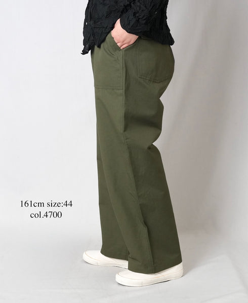 GNHT2451CL COTTON/LINEN KERSEY BAKER PANTS