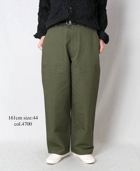 GNHT2451CL COTTON/LINEN KERSEY BAKER PANTS
