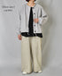 NMDS24633D 40s ORGANIC POPLIN OVERDYE RAGLAN STRING JACKET