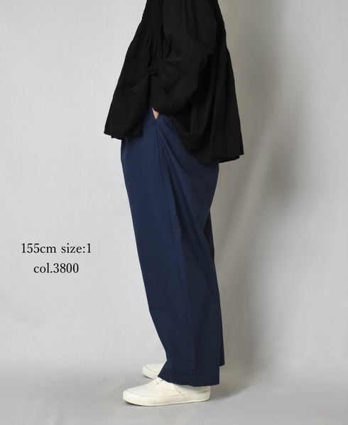 GNMDS2501CW COTTON DYED WEATHER 2TUCK TAPERED EASY PANTS