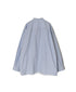 NVL2613 POPLIN STRIPE BANDED COLLAR L/SL SHIRT