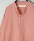 NVL2613 POPLIN STRIPE BANDED COLLAR L/SL SHIRT