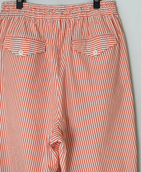 NVL2523 POPLIN STRIPE EASY PANTS