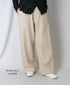 GNAM2612 COTTON/LINEN HERRINGBONE ONE-TUCK PNATS