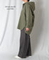 INHT2604CHW COTTON HERRINGBONE WASH HOODED PULLOVER SHIRT