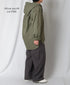 INHT2604CHW COTTON HERRINGBONE WASH HOODED PULLOVER SHIRT