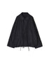 NHT2602PAI REYCLED NYLON BALMACAAN SHORT COAT WITH GUSSETED POCKET