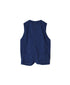 NVL2401PSD POPLIN WIDE STRIPE (OVERDYE) NO COLLAR VEST