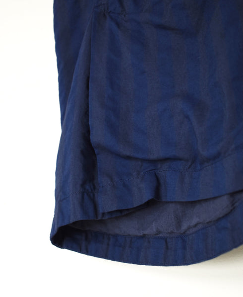 NVL2401PSD POPLIN WIDE STRIPE (OVERDYE) NO COLLAR VEST