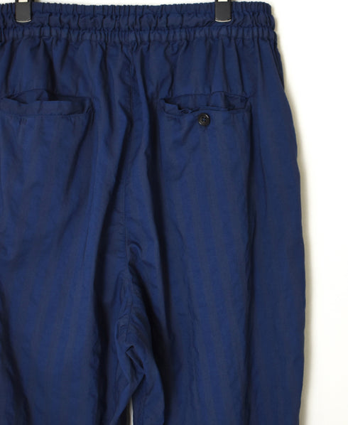 NVL2503PSD POPLIN WIDE STRIPE (OVERDYE) EASY PANTS