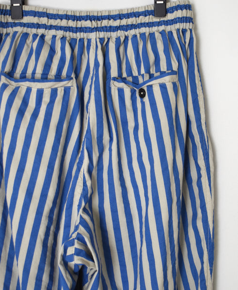 NVL2503PSD POPLIN WIDE STRIPE (OVERDYE) EASY PANTS