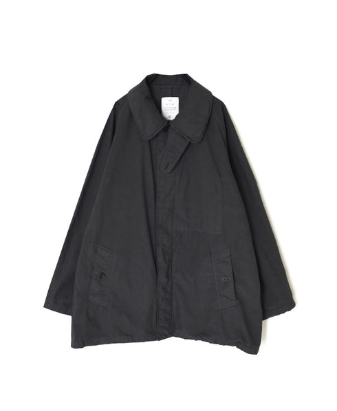 NHT2352TC LIGHT WEIGHT COTTON OVERDYE BALMACAAN SHORT COAT