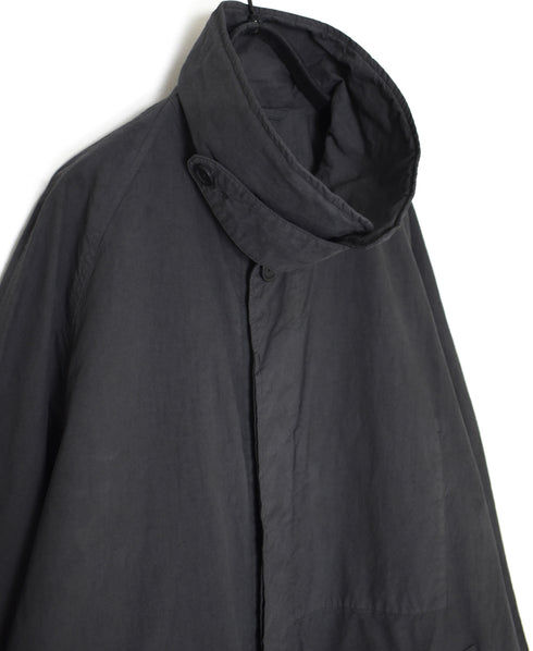 NHT2352TC LIGHT WEIGHT COTTON OVERDYE BALMACAAN SHORT COAT