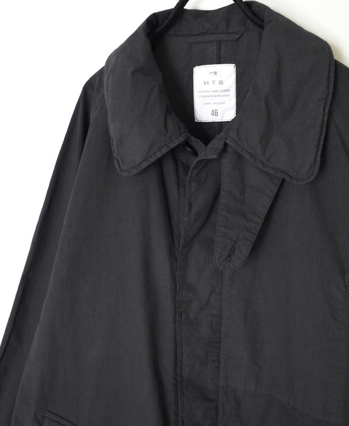 NHT2352TC LIGHT WEIGHT COTTON OVERDYE BALMACAAN SHORT COAT