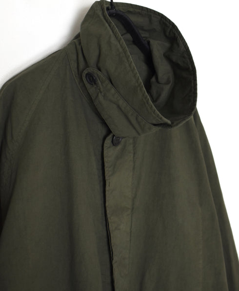NHT2352TC LIGHT WEIGHT COTTON OVERDYE BALMACAAN SHORT COAT