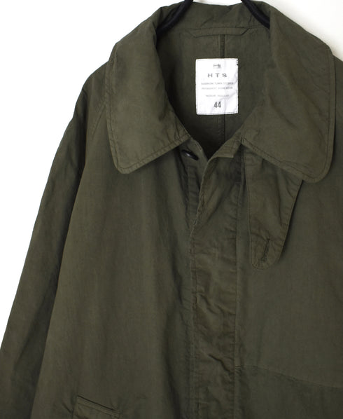 NHT2352TC LIGHT WEIGHT COTTON OVERDYE BALMACAAN SHORT COAT
