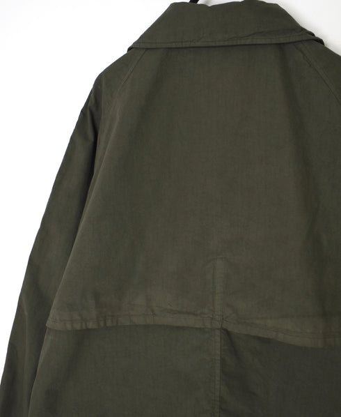 NHT2352TC LIGHT WEIGHT COTTON OVERDYE BALMACAAN SHORT COAT