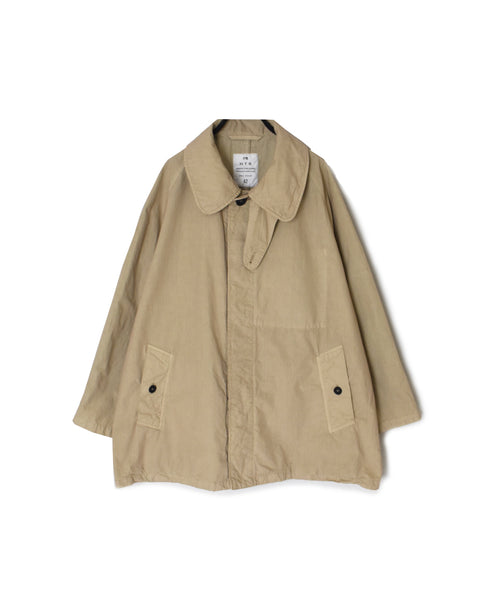 NHT2352TC LIGHT WEIGHT COTTON OVERDYE BALMACAAN SHORT COAT