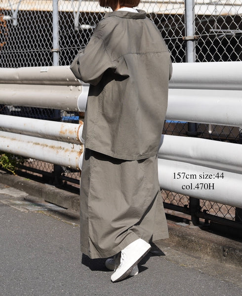 INHT2514CHW COTTON HERRINGBONE WASH EASY SKIRT