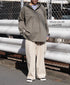 INHT2604CHW COTTON HERRINGBONE WASH HOODED PULLOVER SHIRT